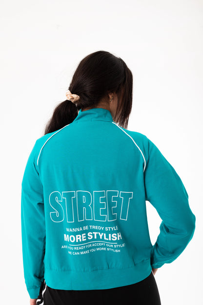 Viva Women Tracksuit Set | Turquoise * Black