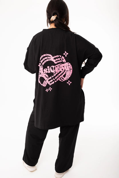 Elysia Women Tracksuit Set | Black