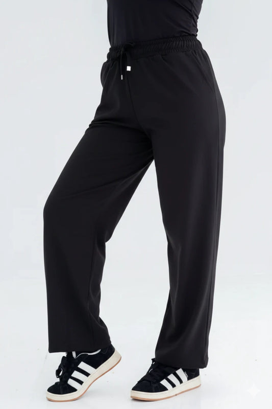 Elva One Size Winter Sweatpants | Black