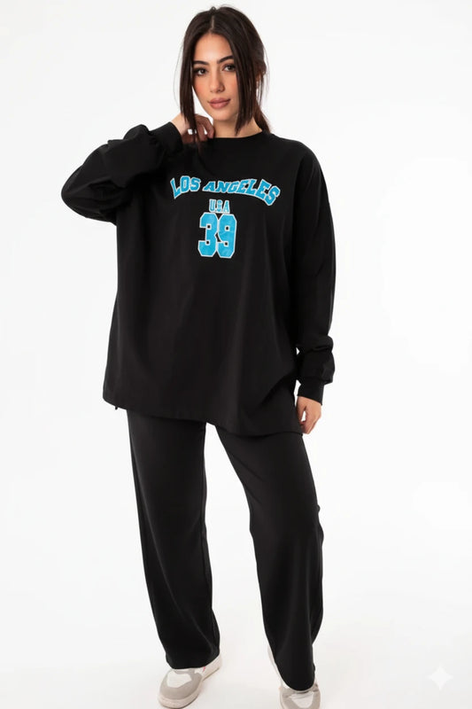 Breeze Women Tracksuit Set | Black
