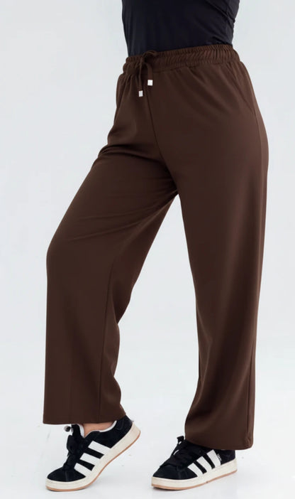 Elva One Size Winter Sweatpants | Brown