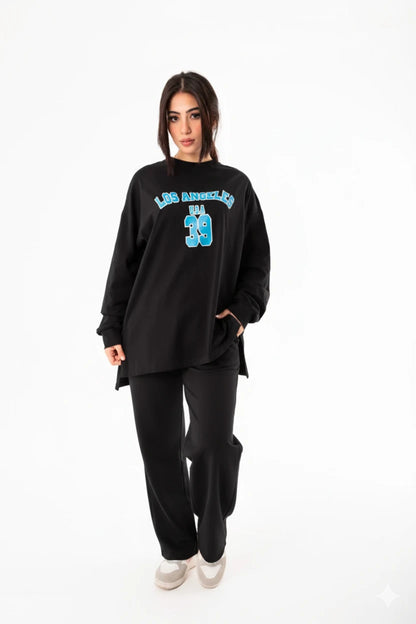 Breeze Women Tracksuit Set | Black