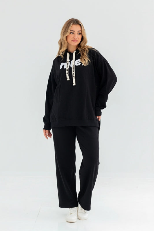 Nice Milton Cotton One Size Set | Black