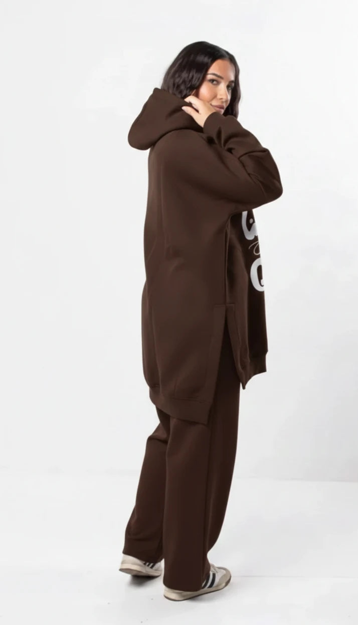 Puffy Milton Cotton One Size Set | Brown