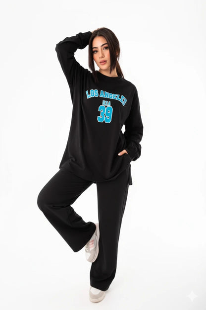 Breeze Women Tracksuit Set | Black
