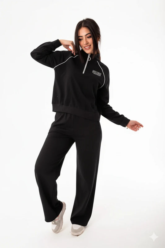 Viva Women Tracksuit Set | Black