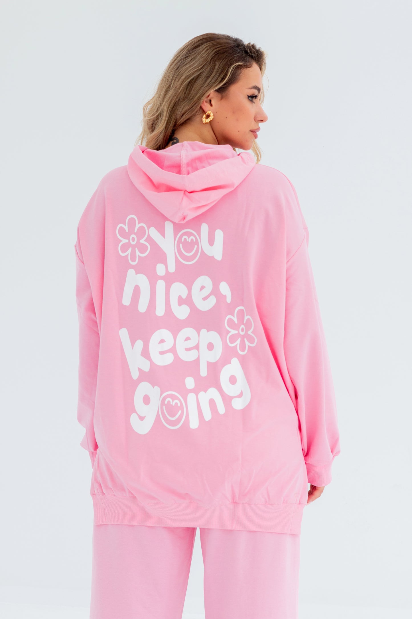 Nice Milton Cotton One Size Set | Pink