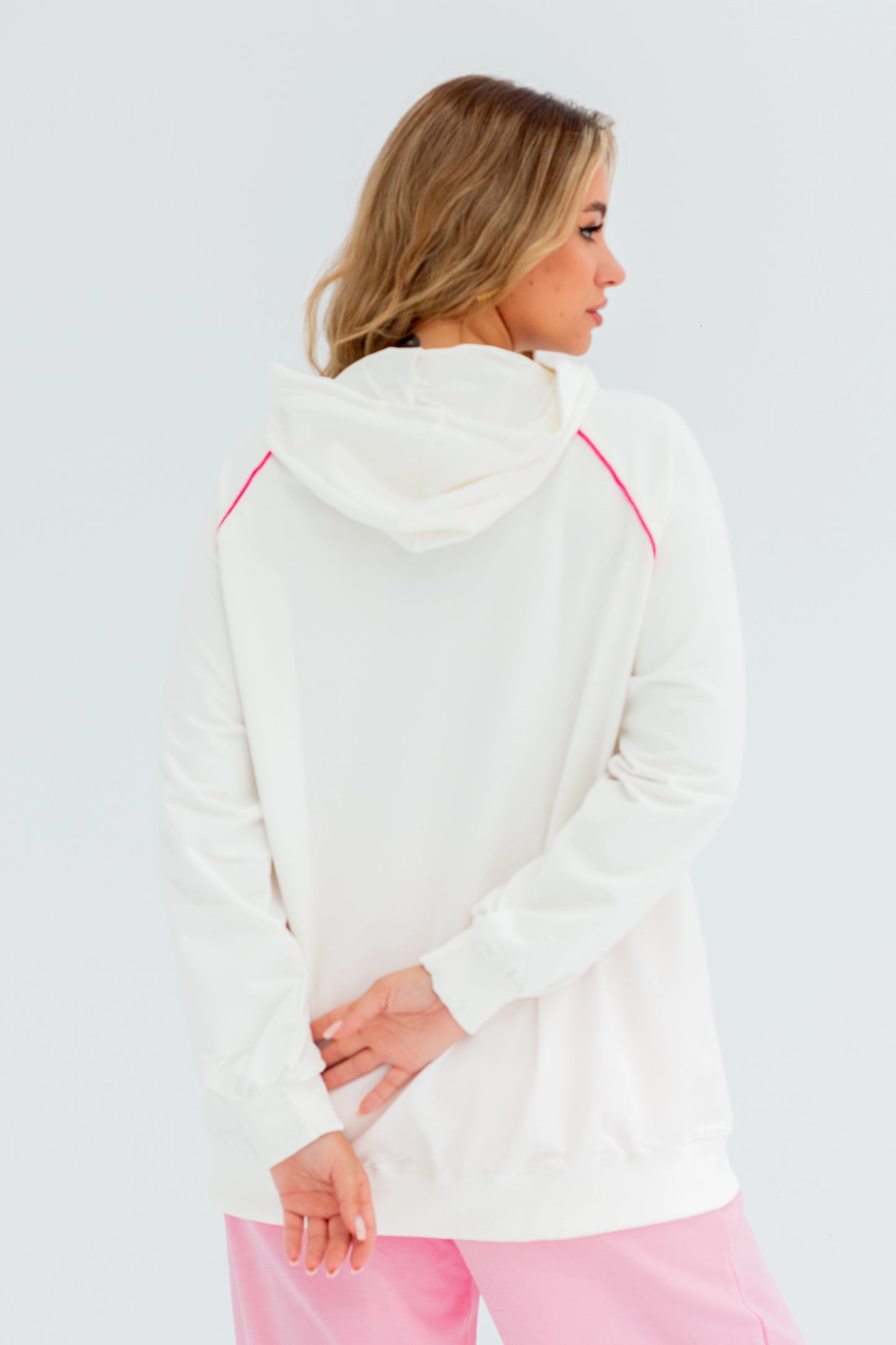 WhiteFox Over Size Women Sweatshirt | White