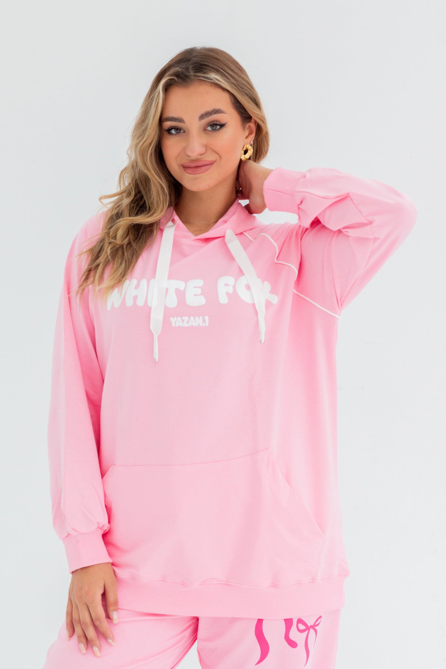 WhiteFox Over Size Women Sweatshirt | Pink