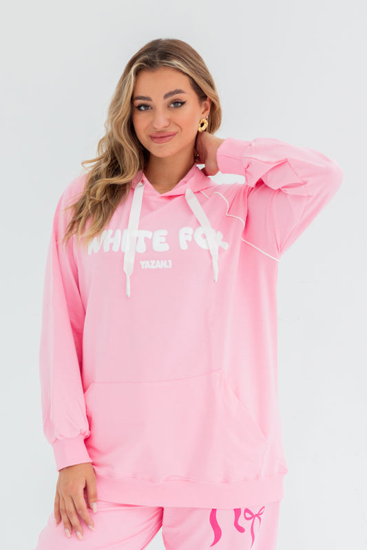 WhiteFox Over Size Women Sweatshirt | Pink