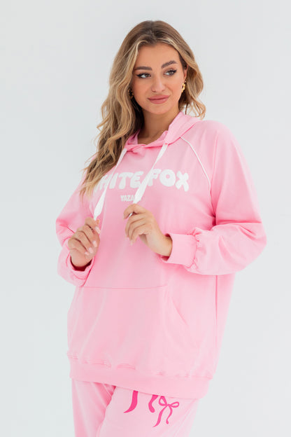 WhiteFox Over Size Women Sweatshirt | Pink