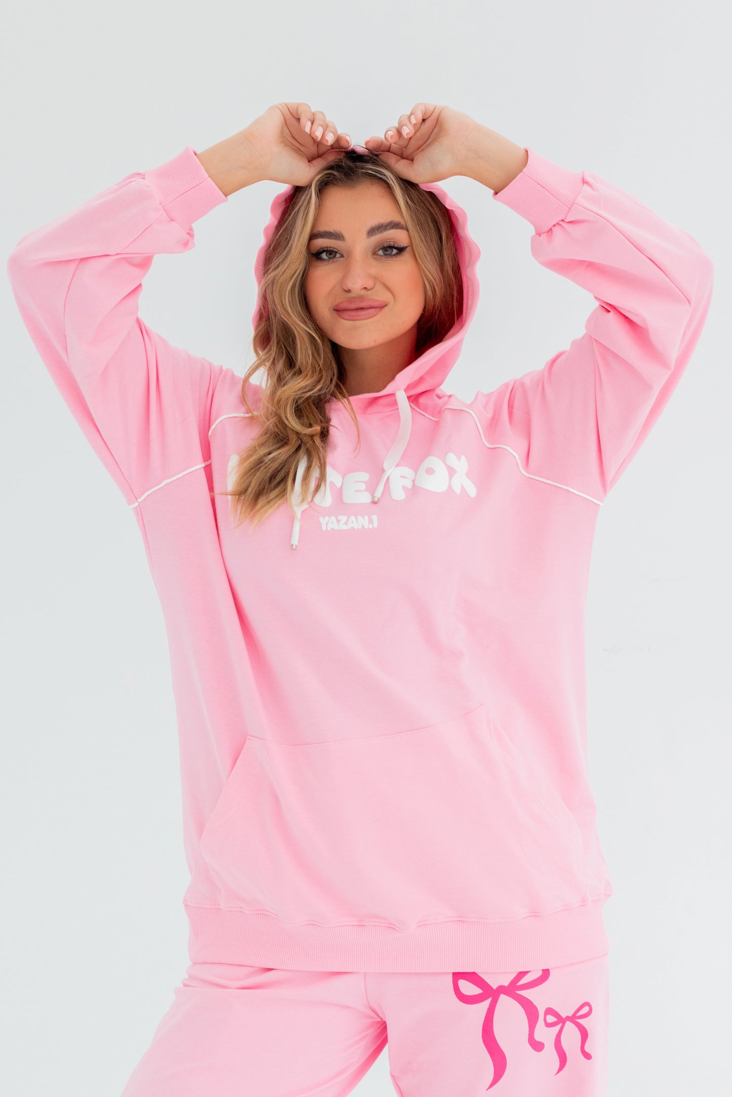 WhiteFox Over Size Women Sweatshirt | Pink