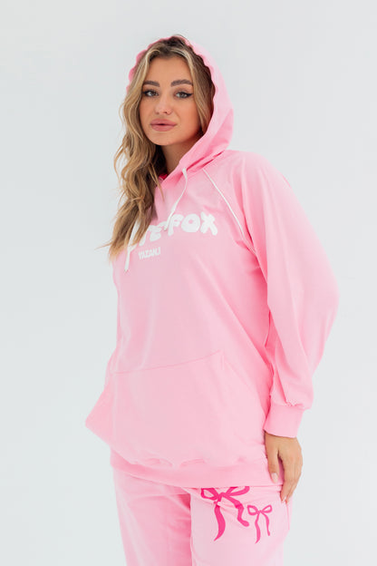 WhiteFox Over Size Women Sweatshirt | Pink
