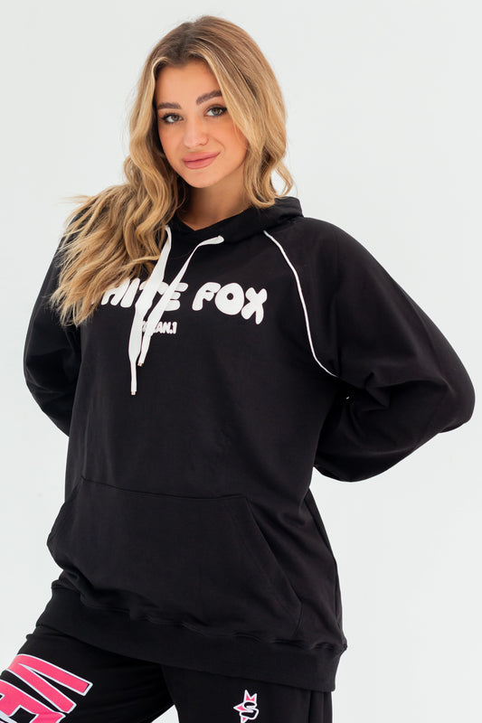 WhiteFox Over Size Women Sweatshirt | Black