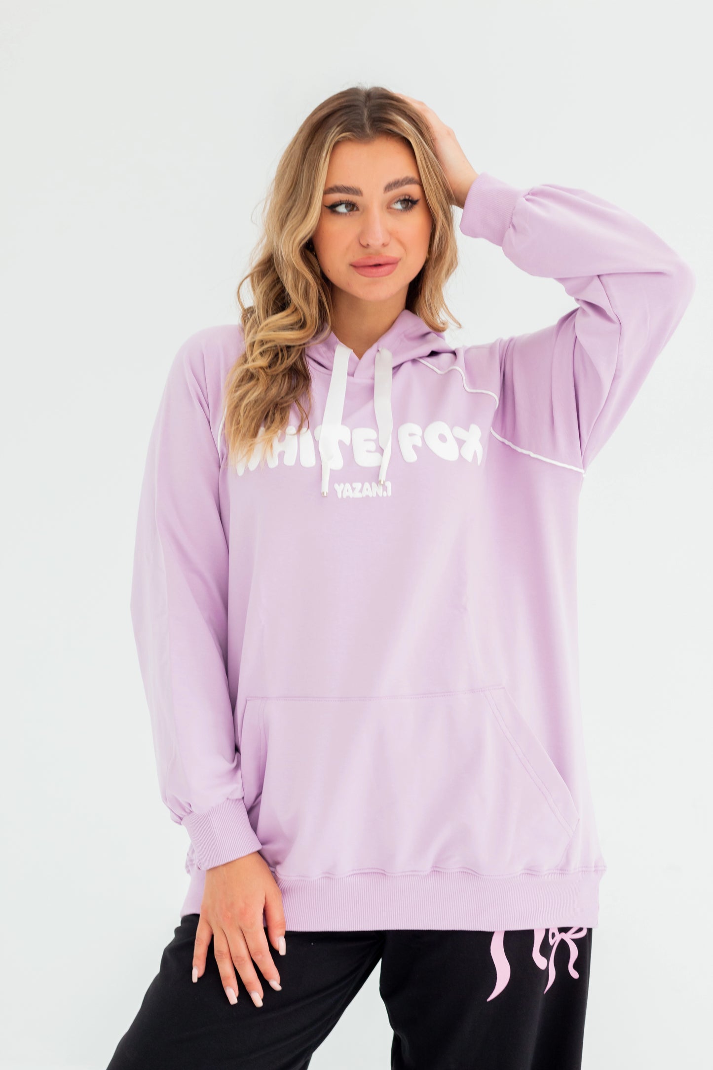 WhiteFox Over Size Women Sweatshirt | Purple