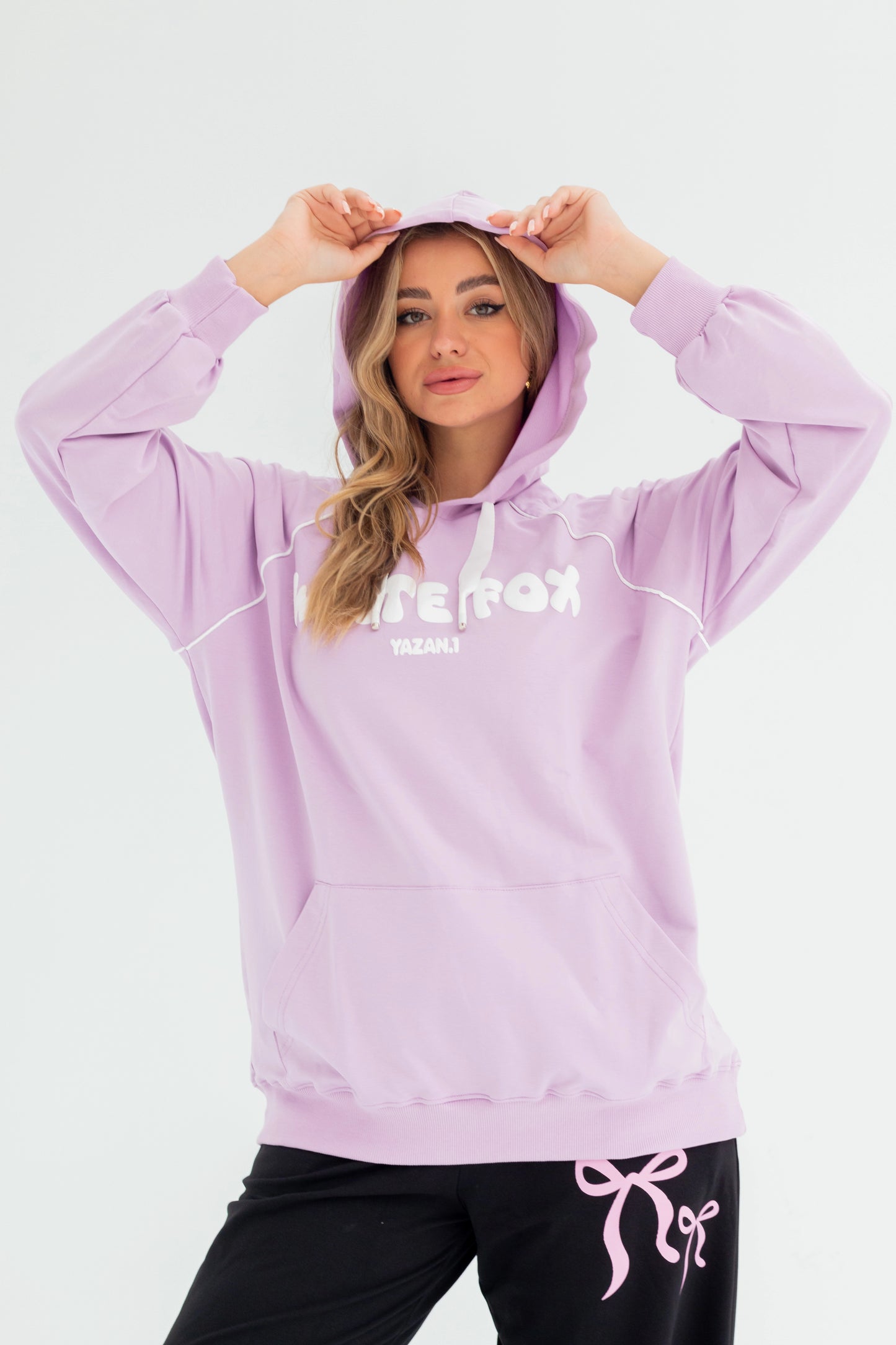 WhiteFox Over Size Women Sweatshirt | Purple